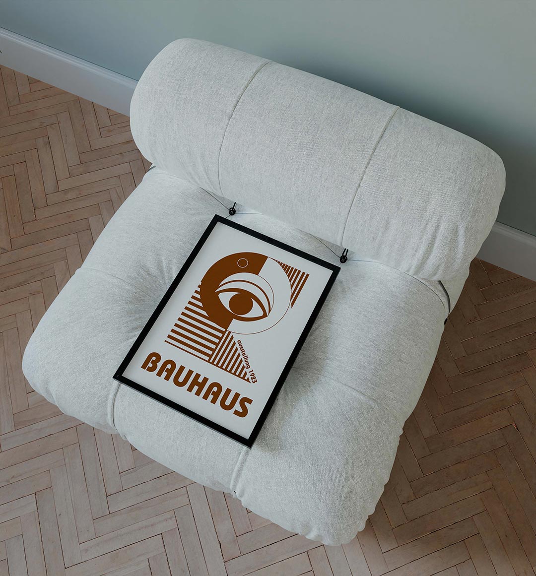 Oog en lijnen Poster