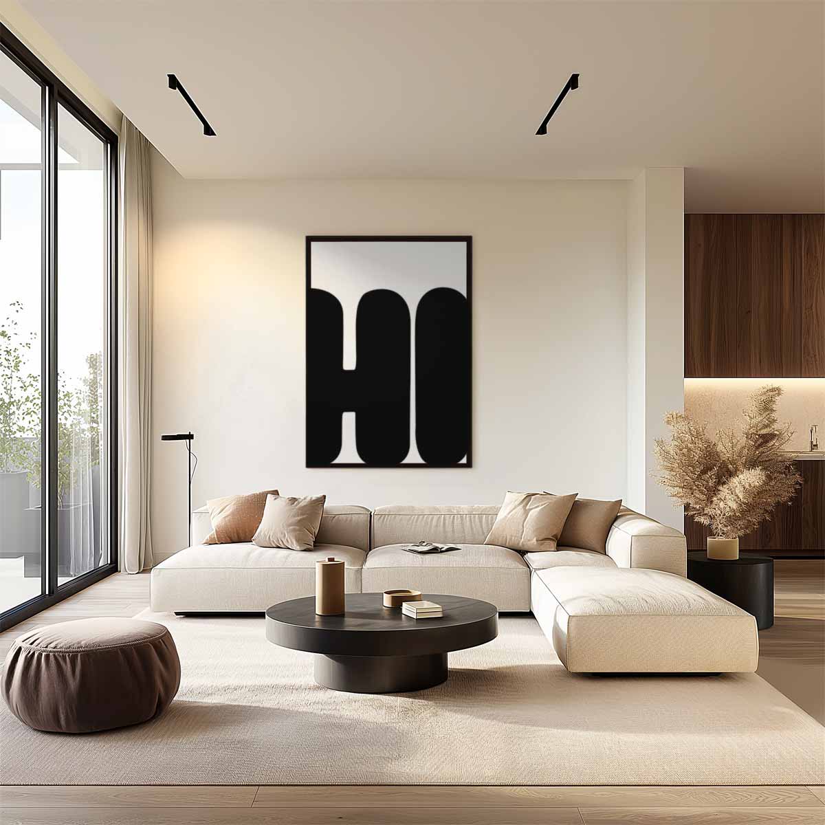 Moderne Typografie Kunstwerk-canvas-dibond-plexiglas-wanddecoratie-WallArtistic