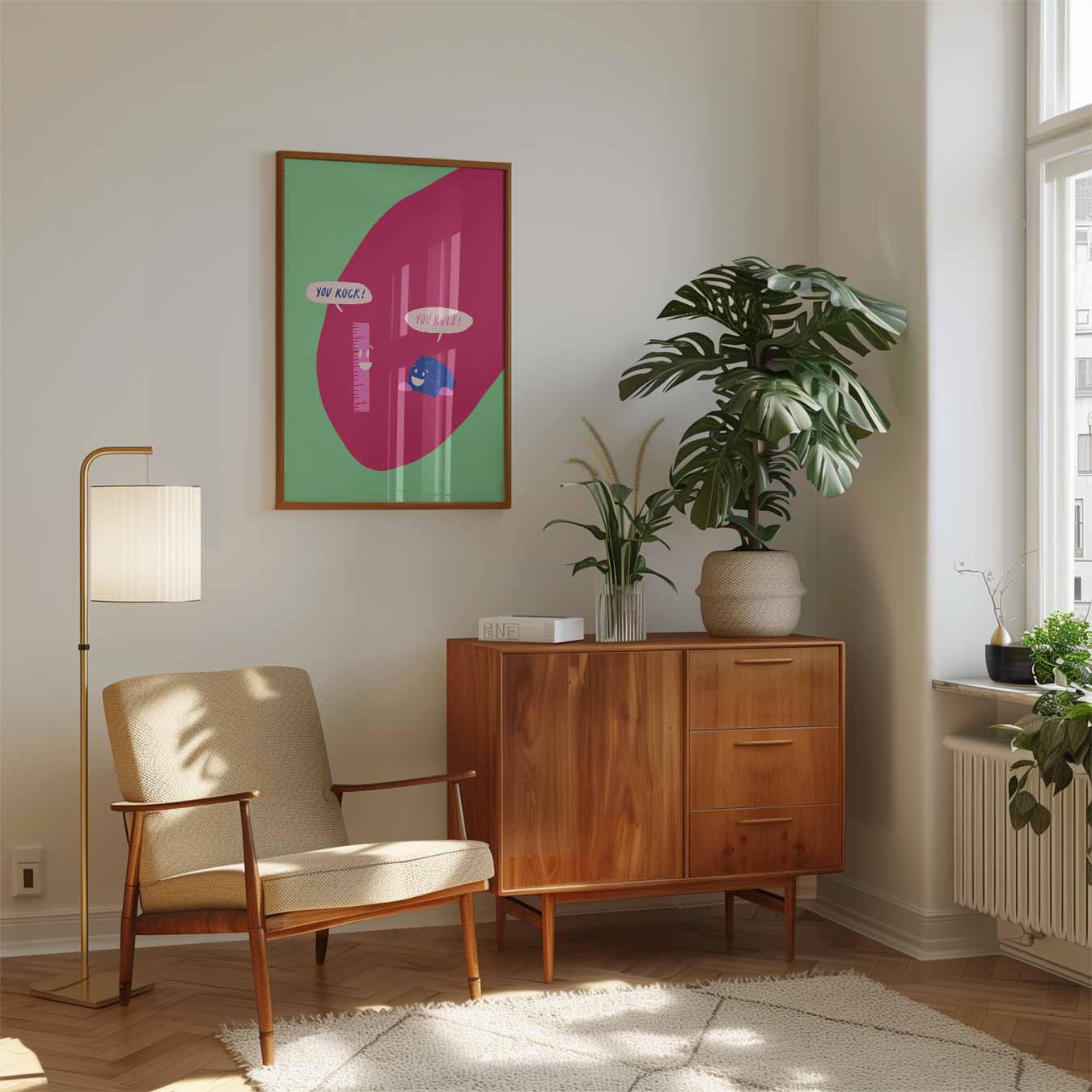 Vrolijke Complimentenposter