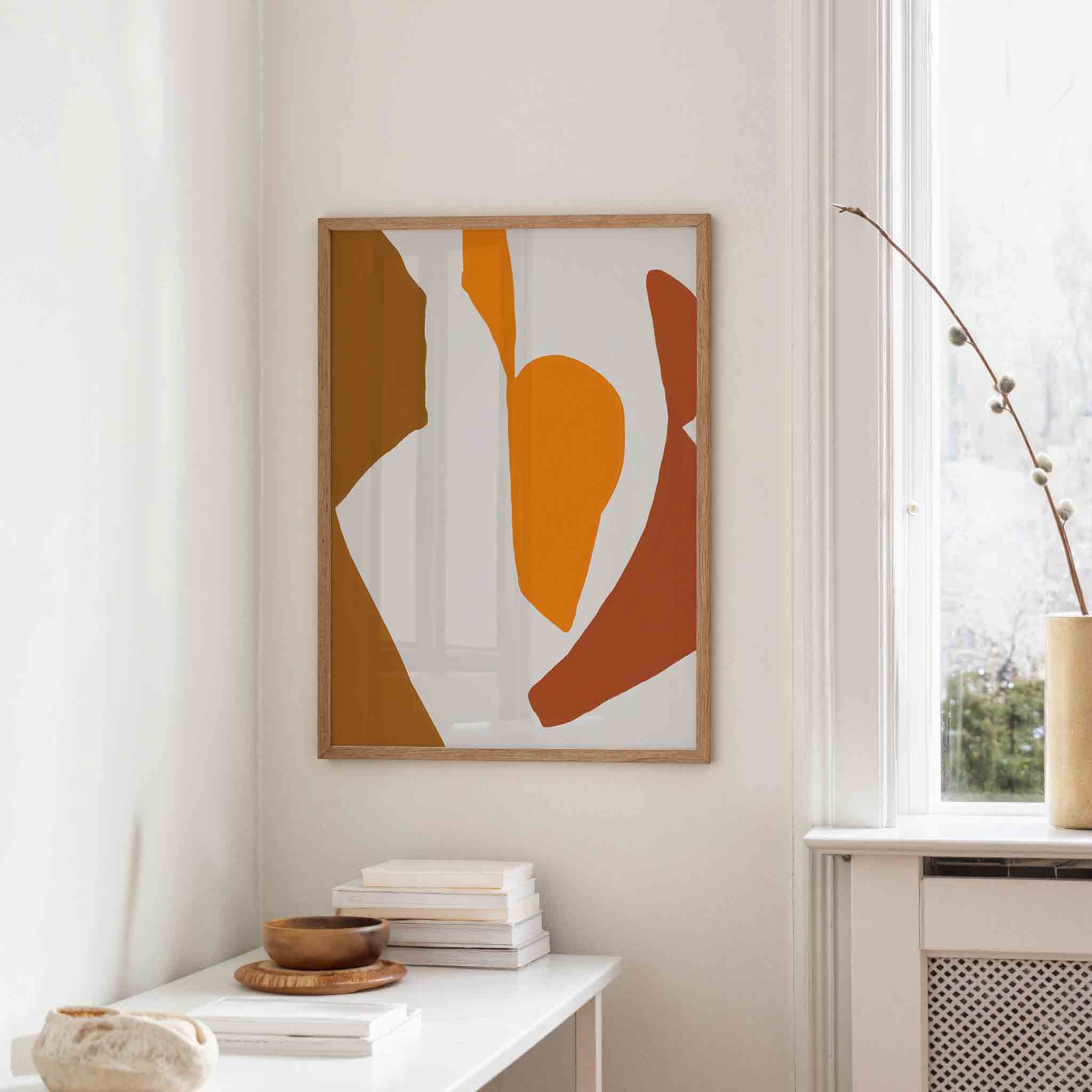 Abstracte vormen Poster