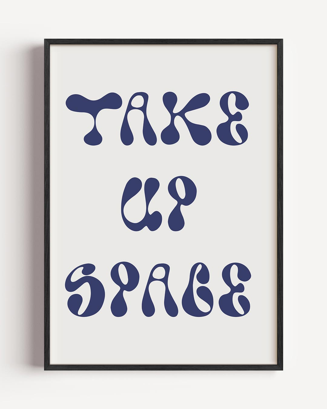 Inspirerende Typografie Poster-WallArtistic