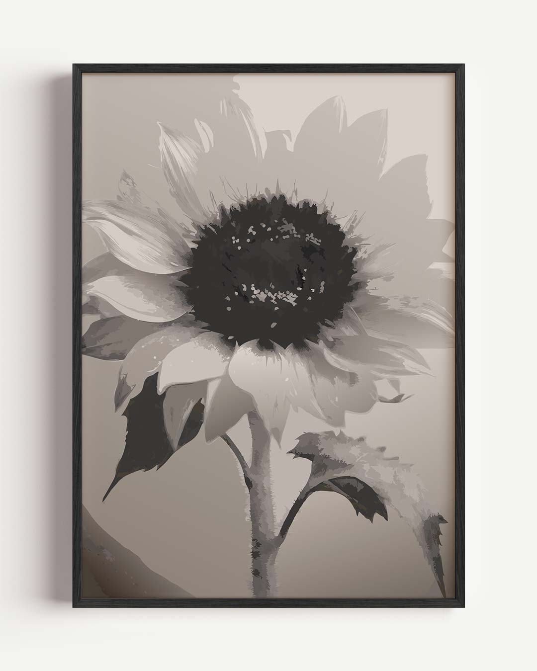 Zonnebloem Elegantie Poster