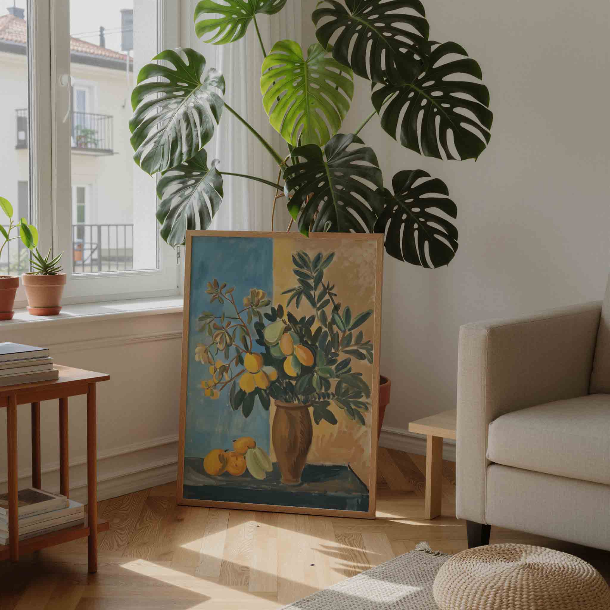 Fruit en bladeren Poster