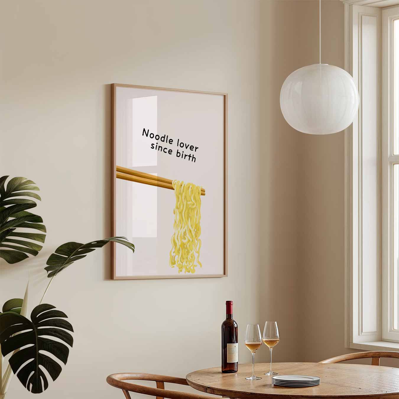 Noodle Lover Since Birth Poster