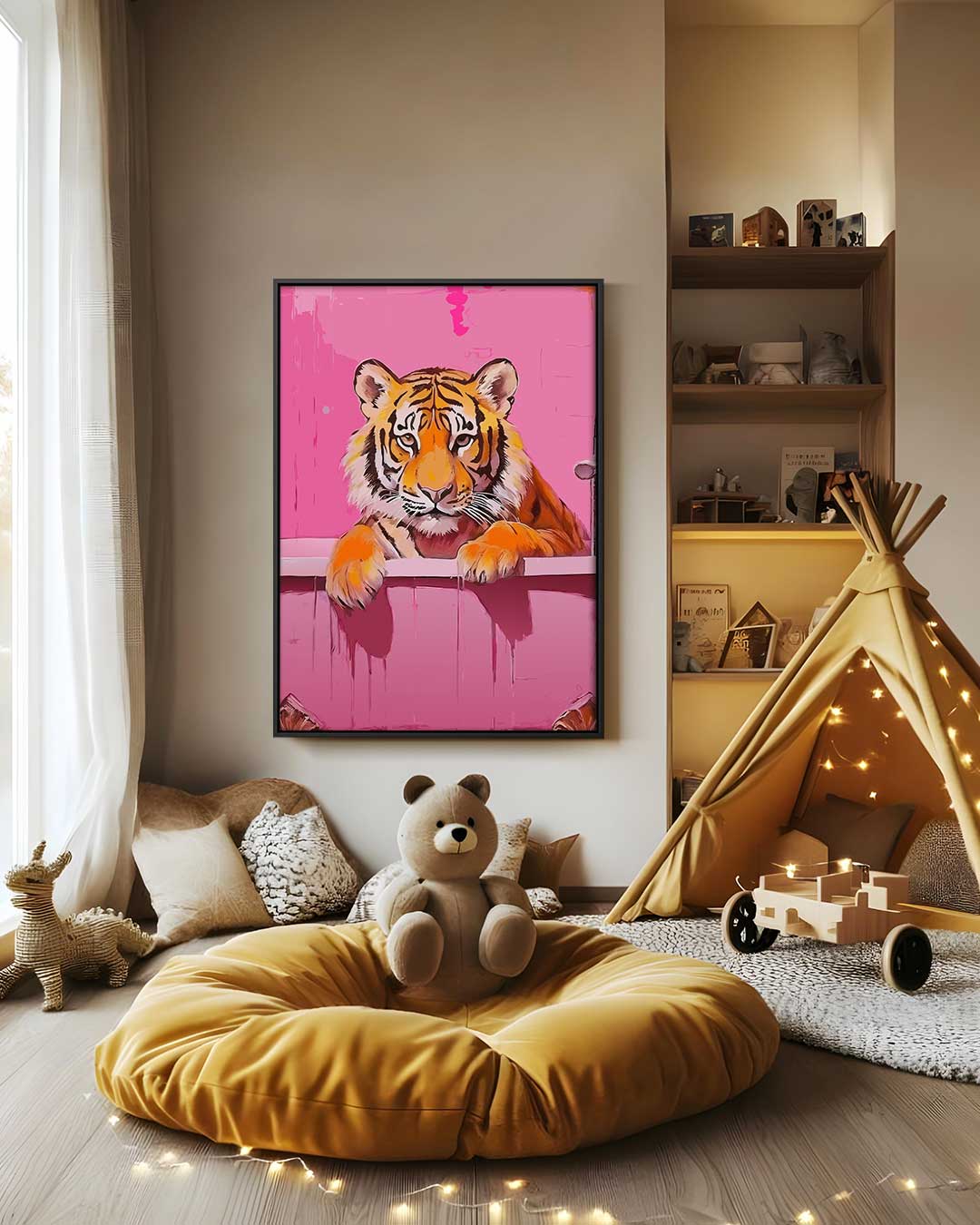 Tiger in the Bath Artwork