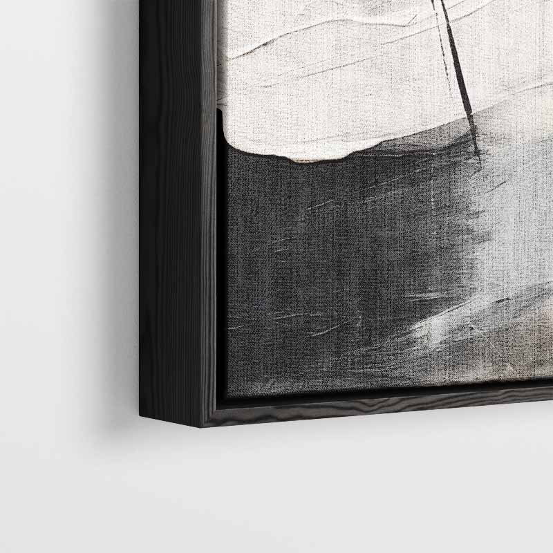 Contrasten in Abstractie Kunstwerk-canvas-dibond-plexiglas-wanddecoratie-WallArtistic