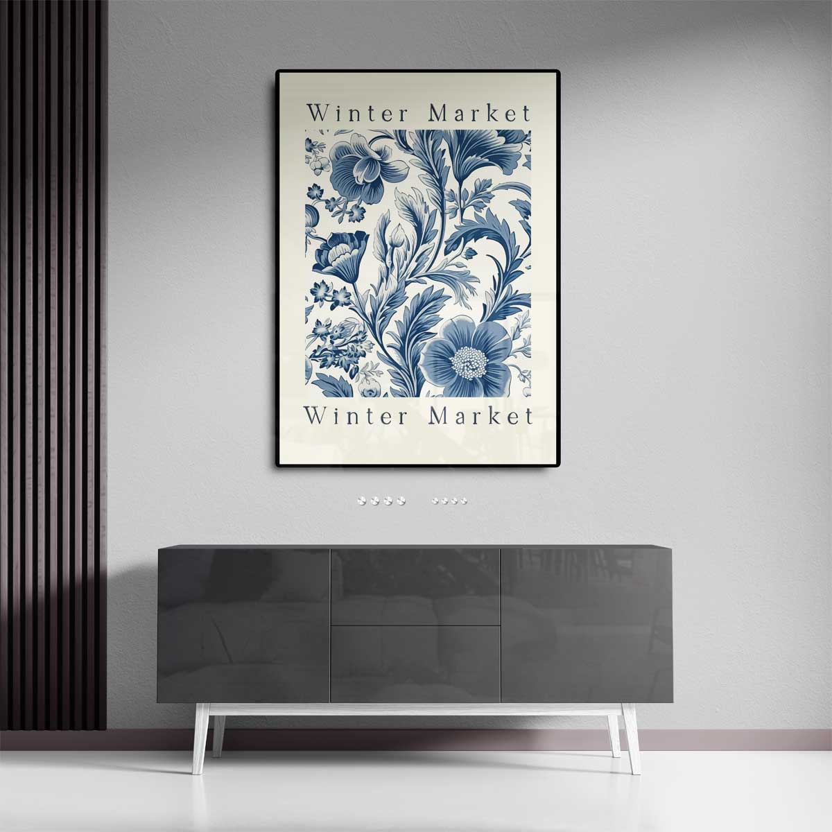 Winterbloemenpracht Kunstwerk-canvas-dibond-plexiglas-wanddecoratie-WallArtistic