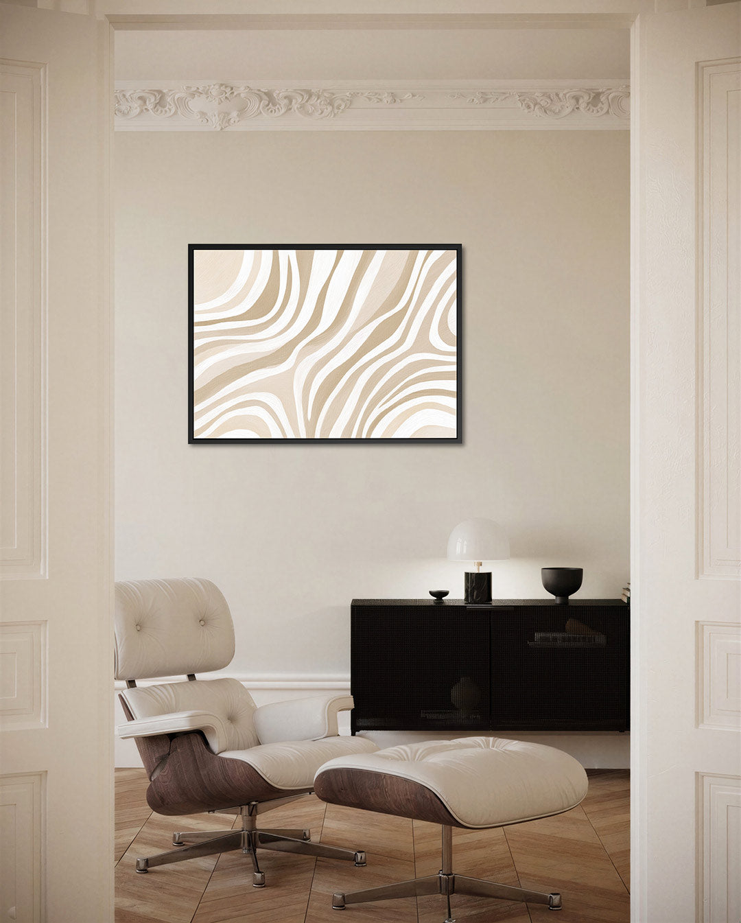 Golvende lijnen Kunstwerk