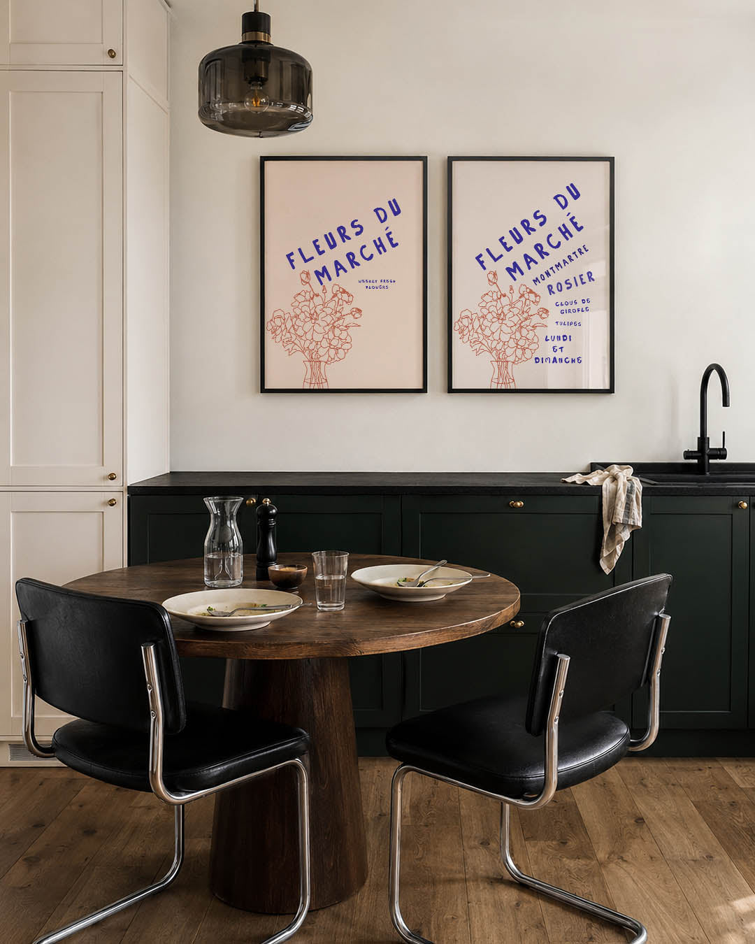 Bloemrijke eenvoud Posterset