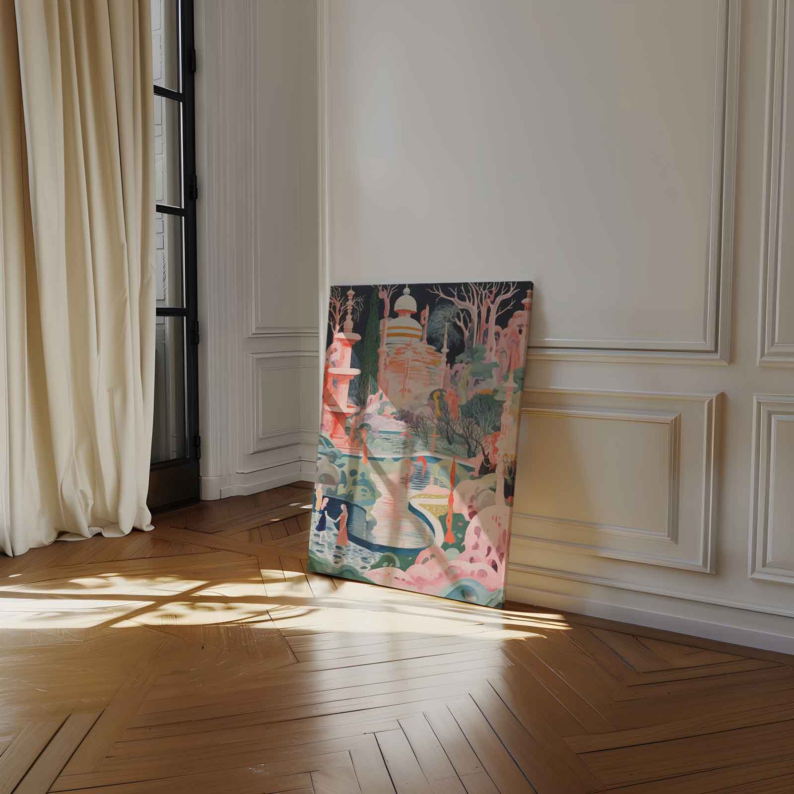 Magische Droomwereld Kunstwerk-canvas-dibond-plexiglas-wanddecoratie-WallArtistic