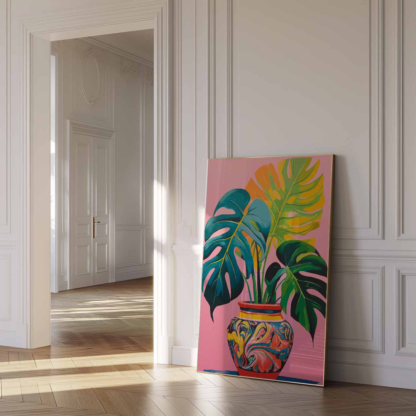 Stijlvolle Tropische Kunstposter