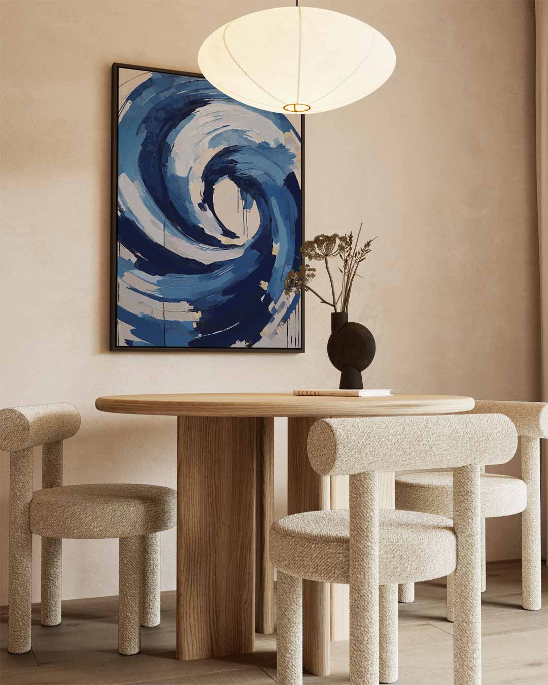 Draaikolk van Kleuren Kunstwerk-canvas-dibond-plexiglas-wanddecoratie-WallArtistic