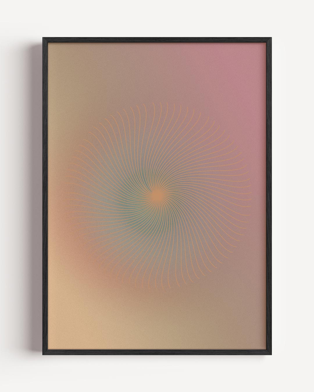 Betoverende Spiraal Zen Poster-WallArtistic