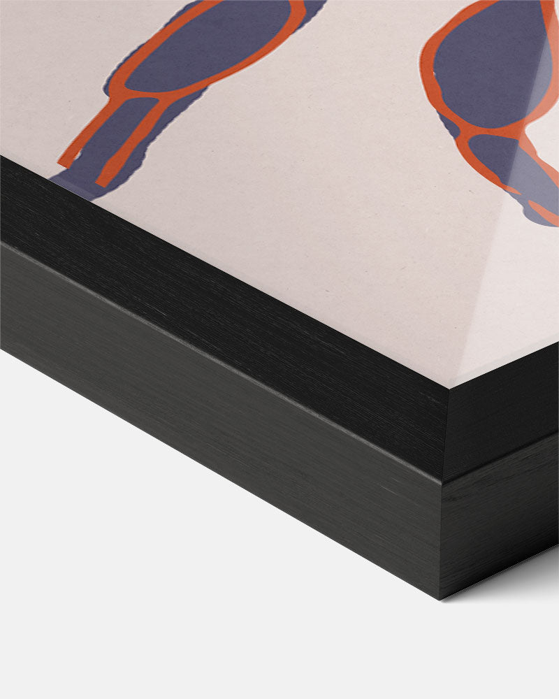 Moderne Krab Kunstposter-WallArtistic