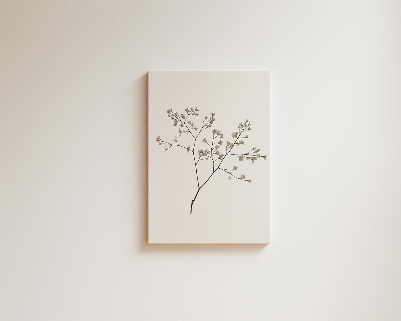 Minimalistische Botanische Schets Kunstwerk-canvas-dibond-plexiglas-wanddecoratie-WallArtistic