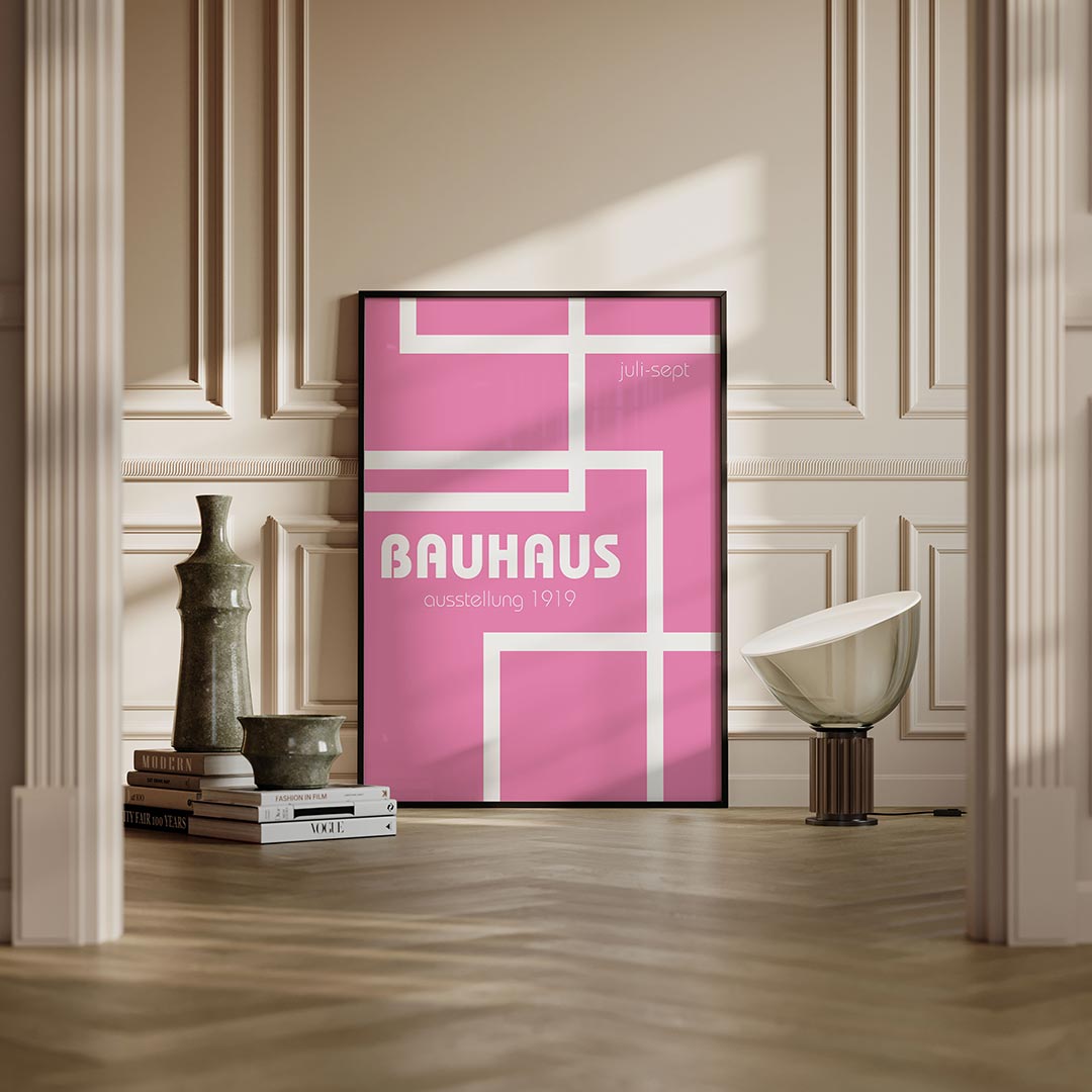 Lijnen en vlakkenspel Poster