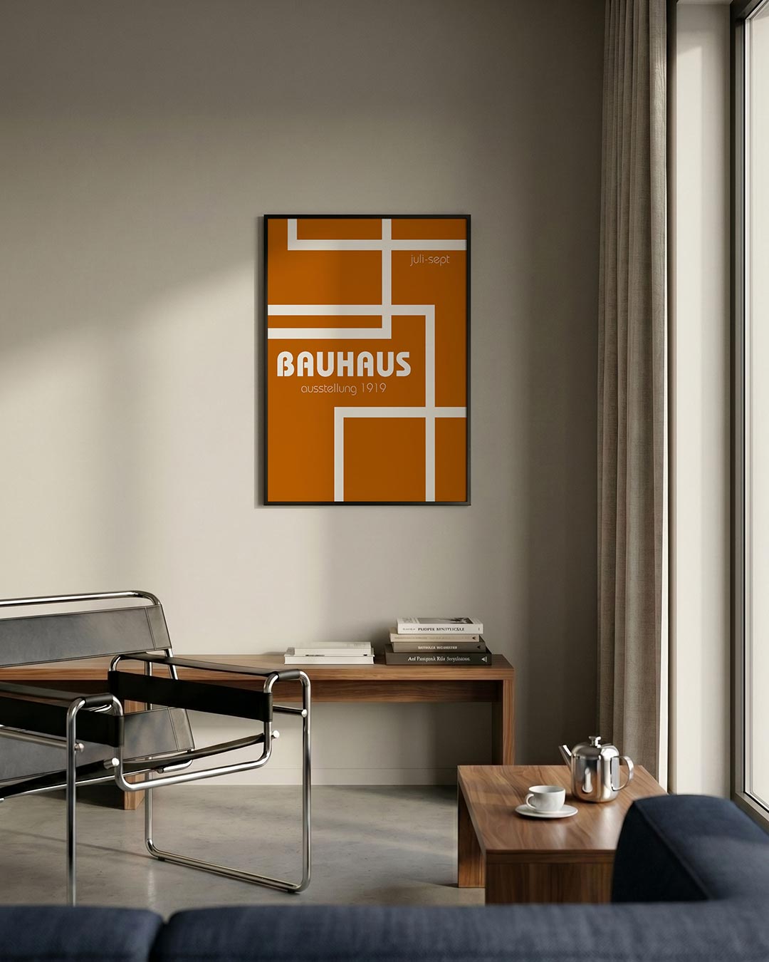 Lijnen en kleurvlakken Poster