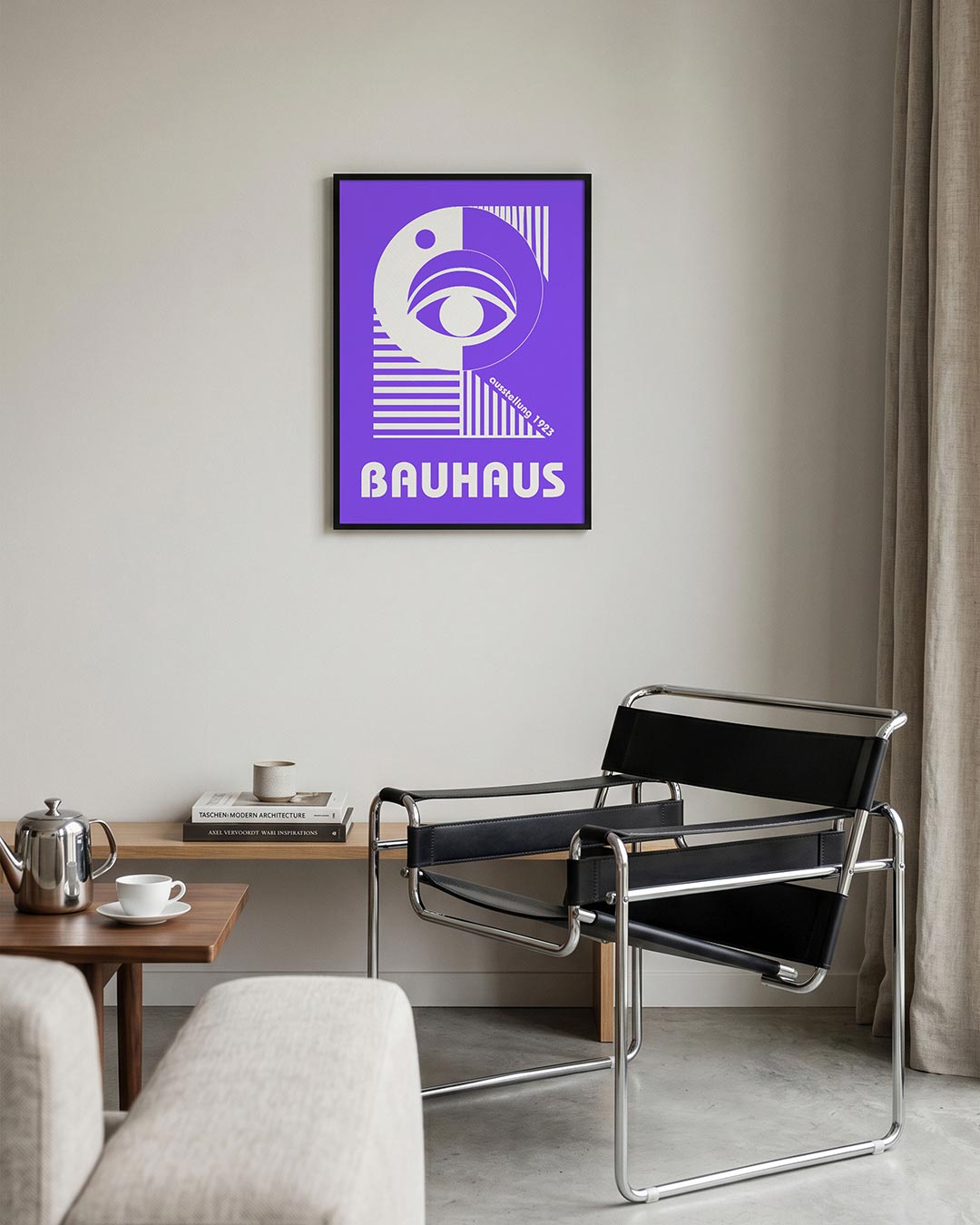 Oog en lijnen Poster