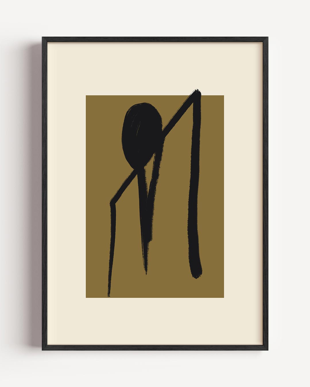 Abstracte Stijlfiguur Poster-WallArtistic