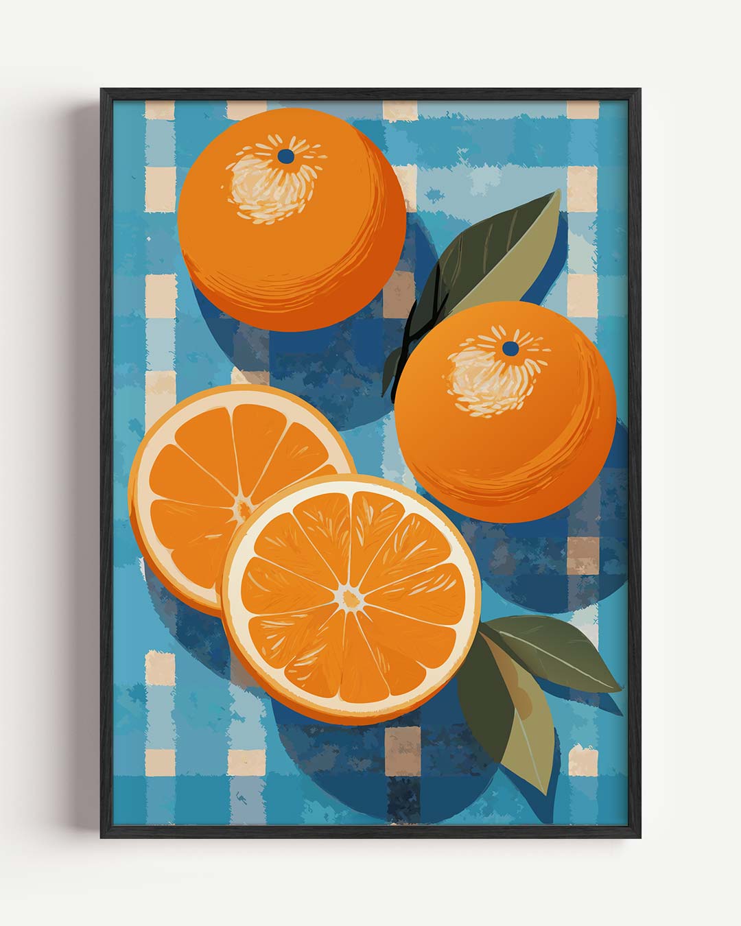 Verfrissende Sinaasappel Poster-WallArtistic