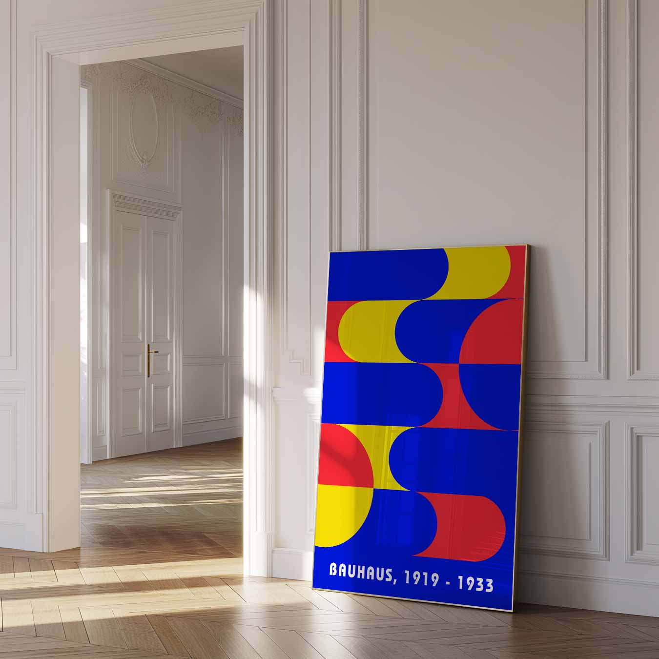 Bauhaus Kleurenexplosie Poster-WallArtistic