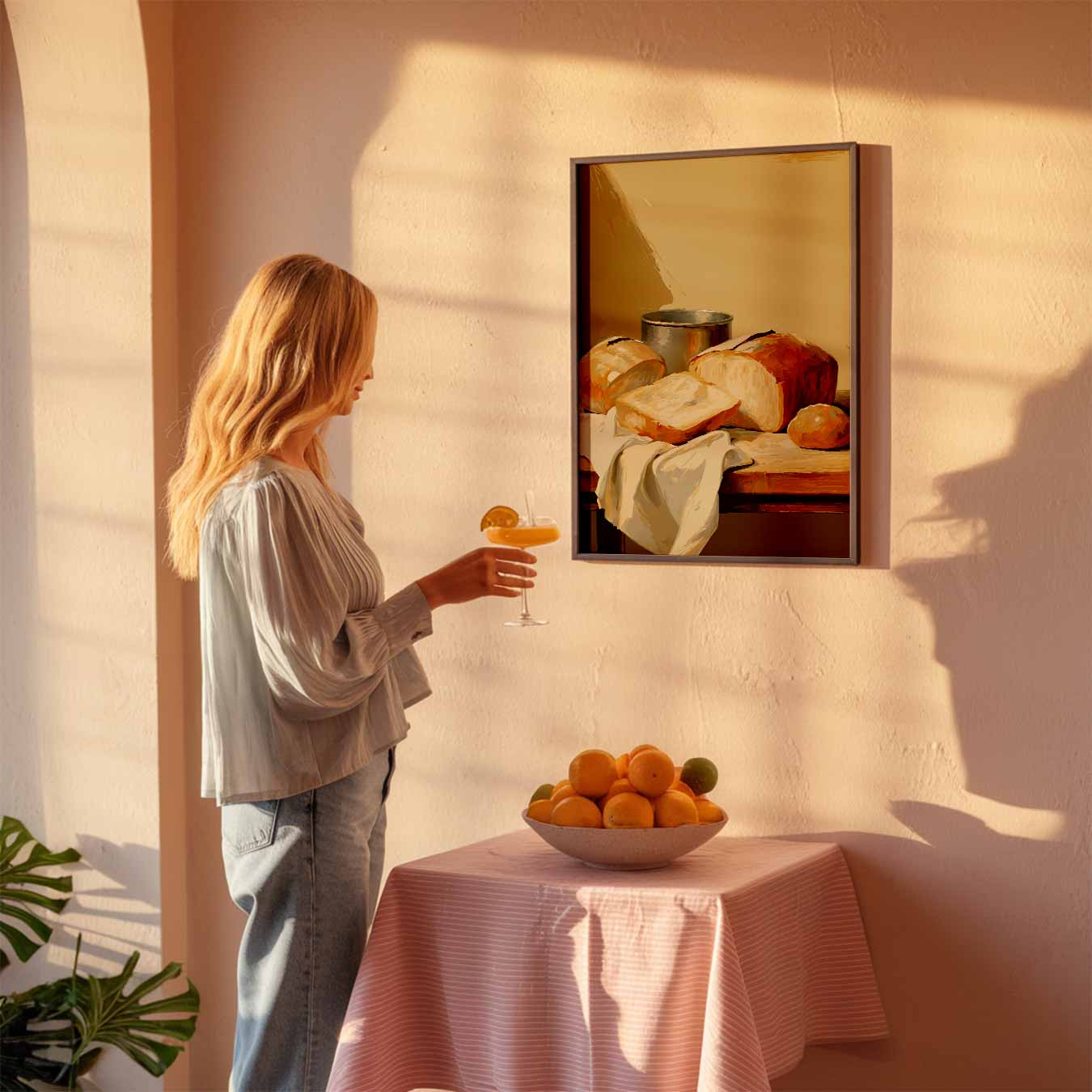 Rustieke Brood Stilleven Poster-WallArtistic