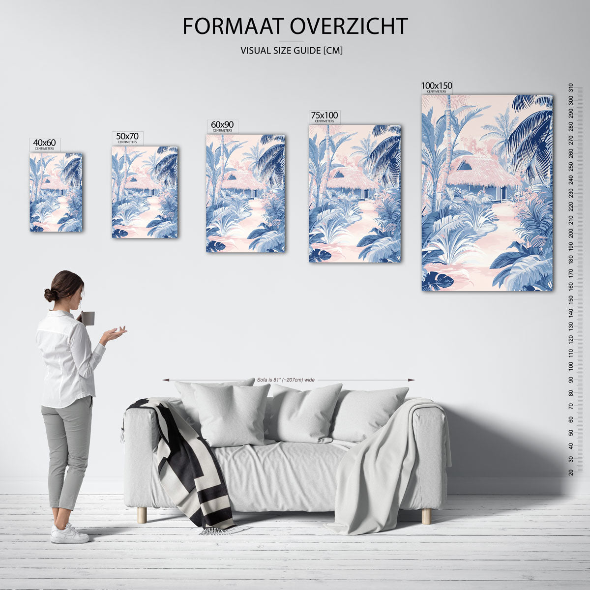 Tropische oase Kunstwerk