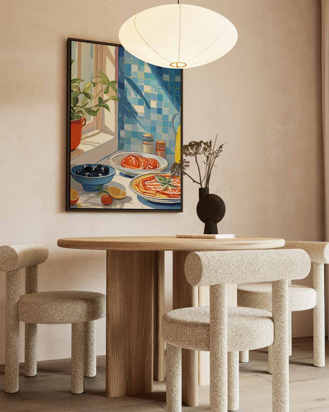 Zonovergoten Keuken Moment Kunstwerk-canvas-dibond-plexiglas-wanddecoratie-WallArtistic