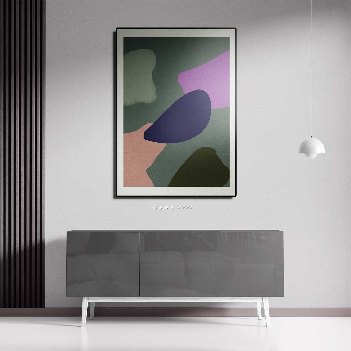Kleurrijke Abstractie Kunstwerk-canvas-dibond-plexiglas-wanddecoratie-WallArtistic