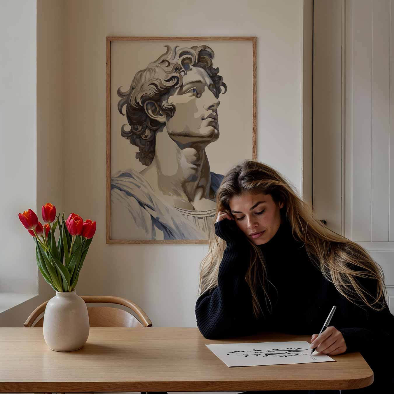 Klassieke Elegantie Beeldposter-WallArtistic