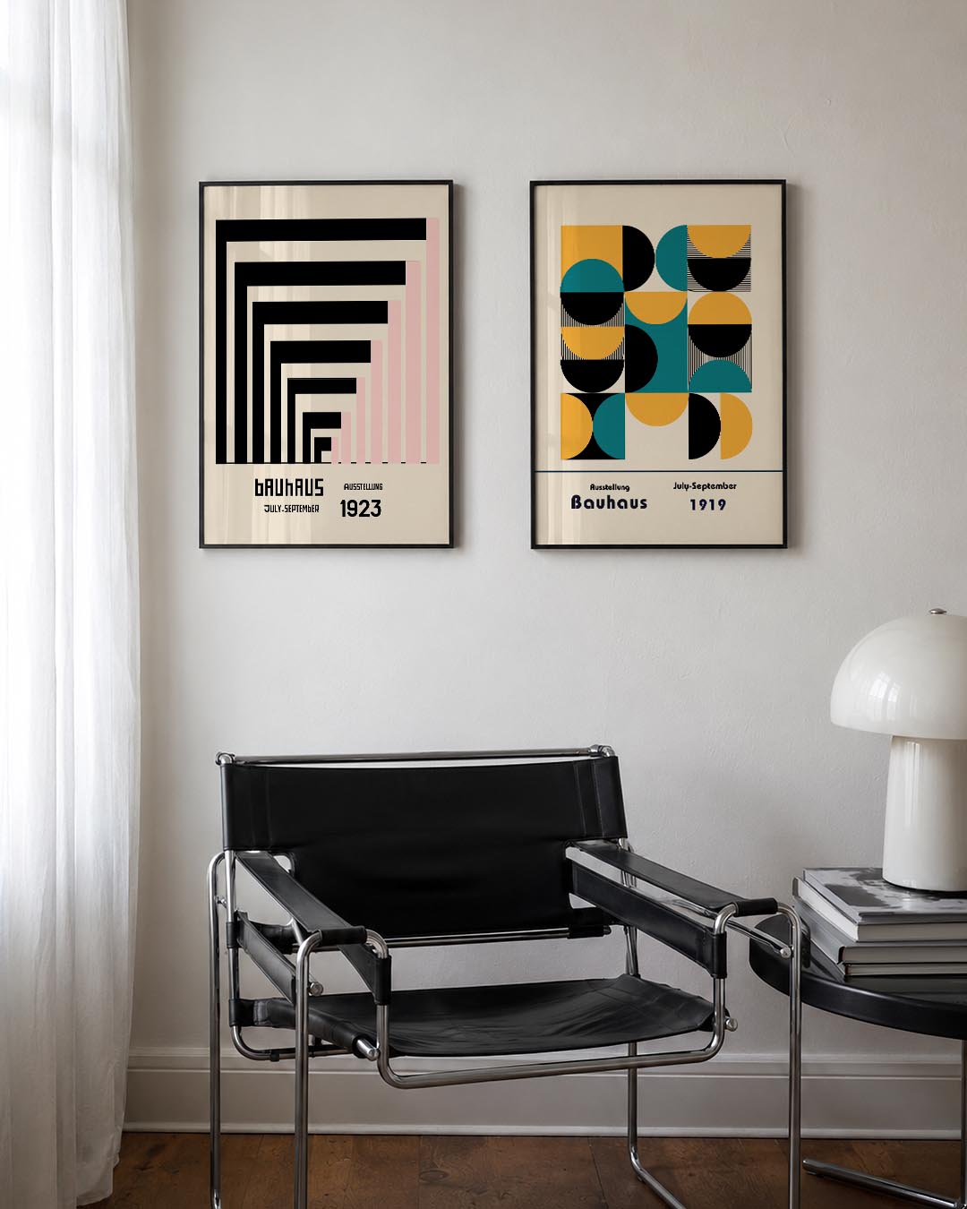 Lijnen en kleurvlakken Posterset