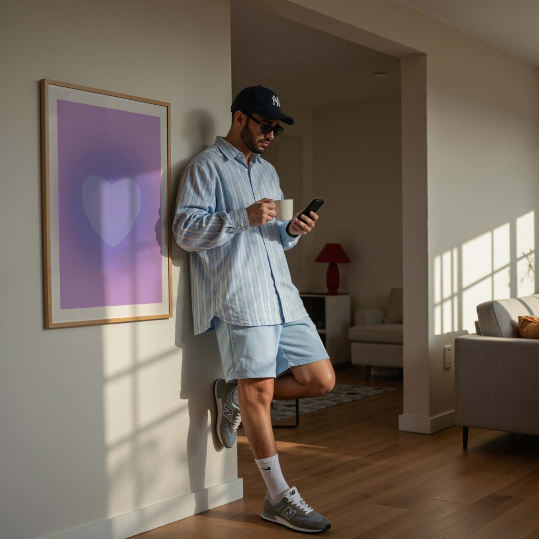 Dromerig Hart Kunstposter-WallArtistic