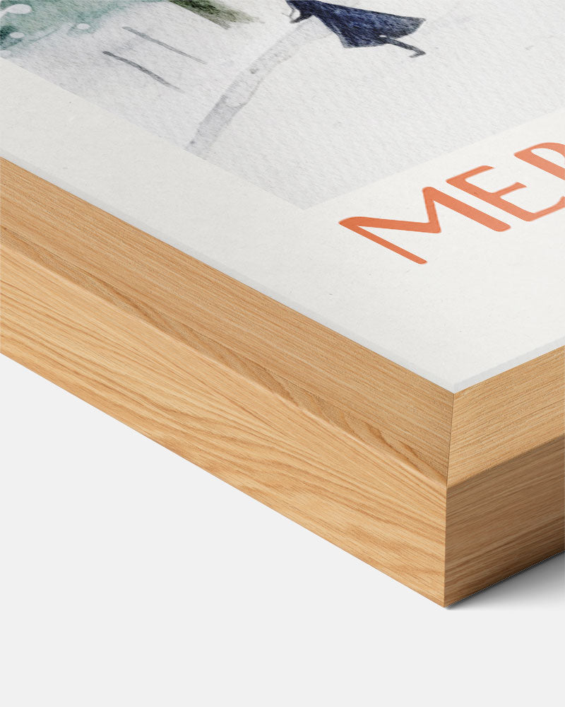 Winterse Kerstposter-WallArtistic