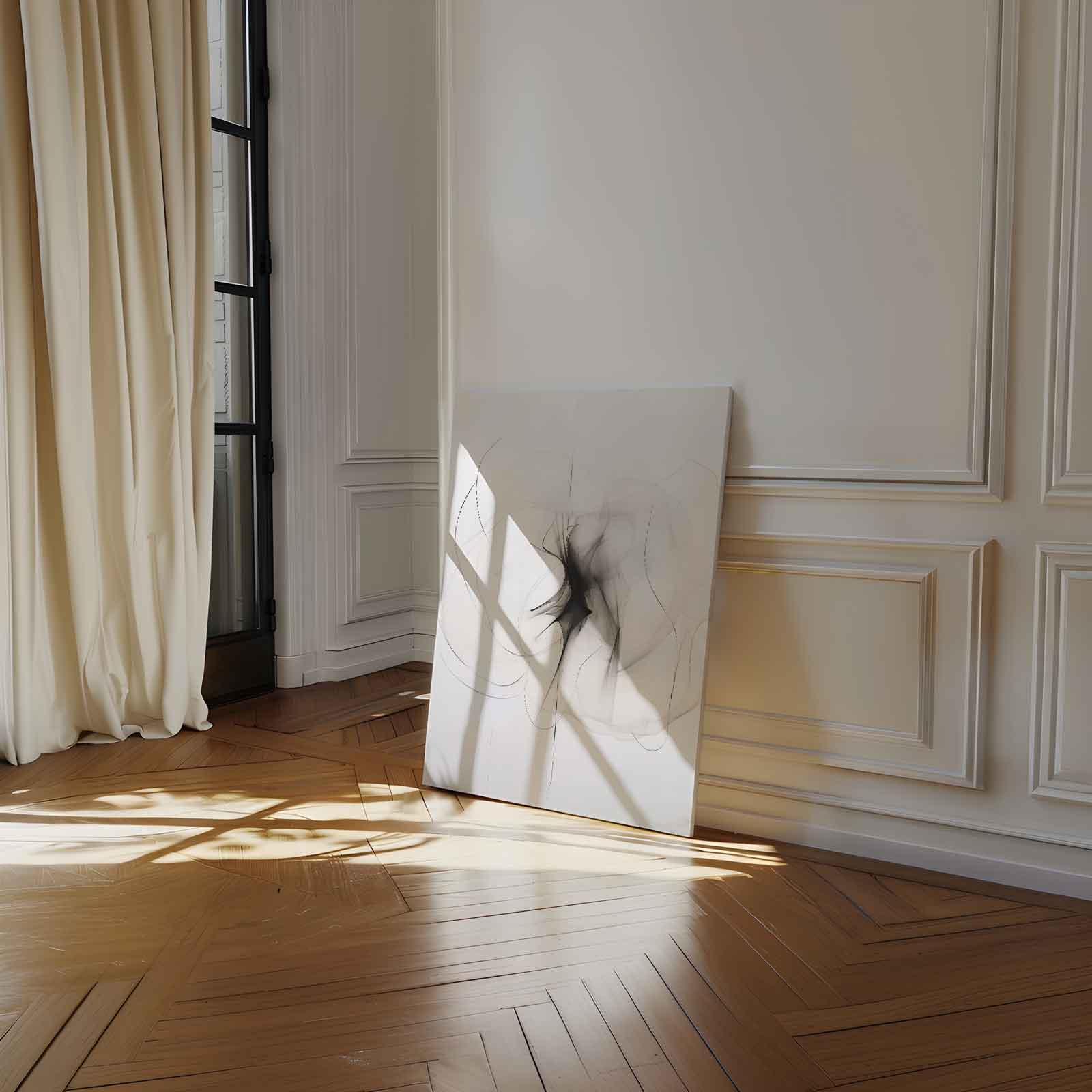 Dans van Zwarte Mist Kunstwerk-canvas-dibond-plexiglas-wanddecoratie-WallArtistic