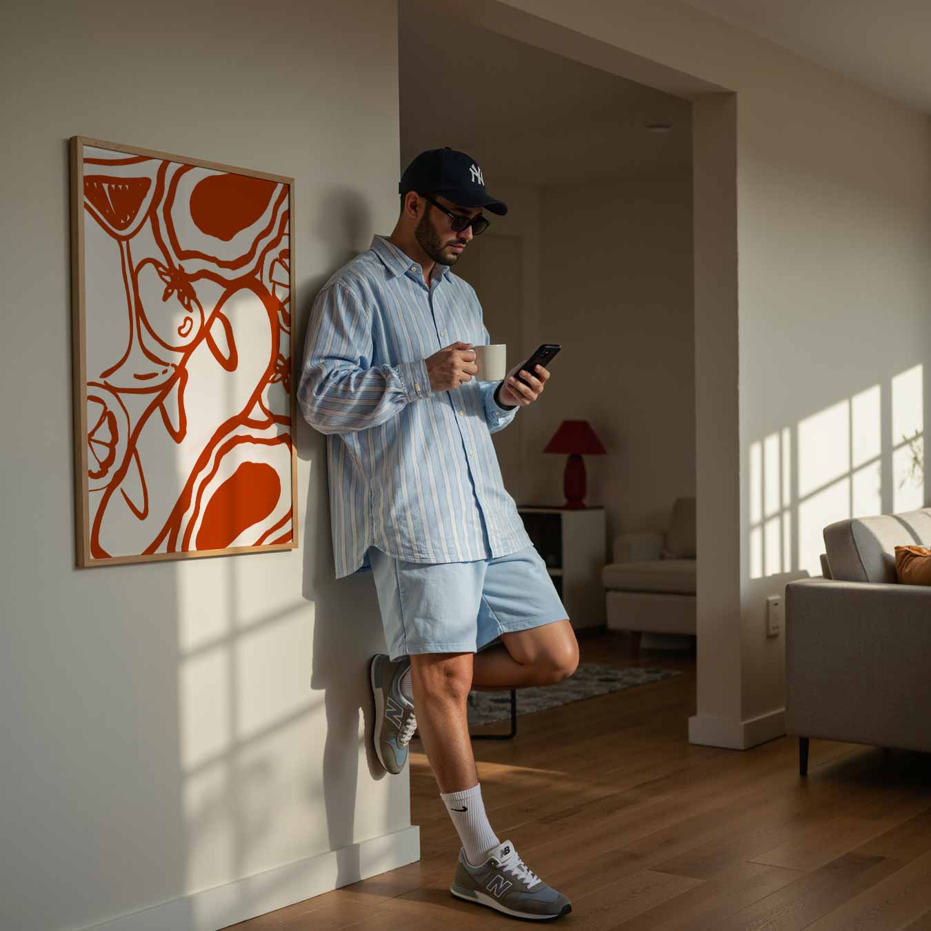 Stijlvolle Eetlust Vangst Poster-WallArtistic