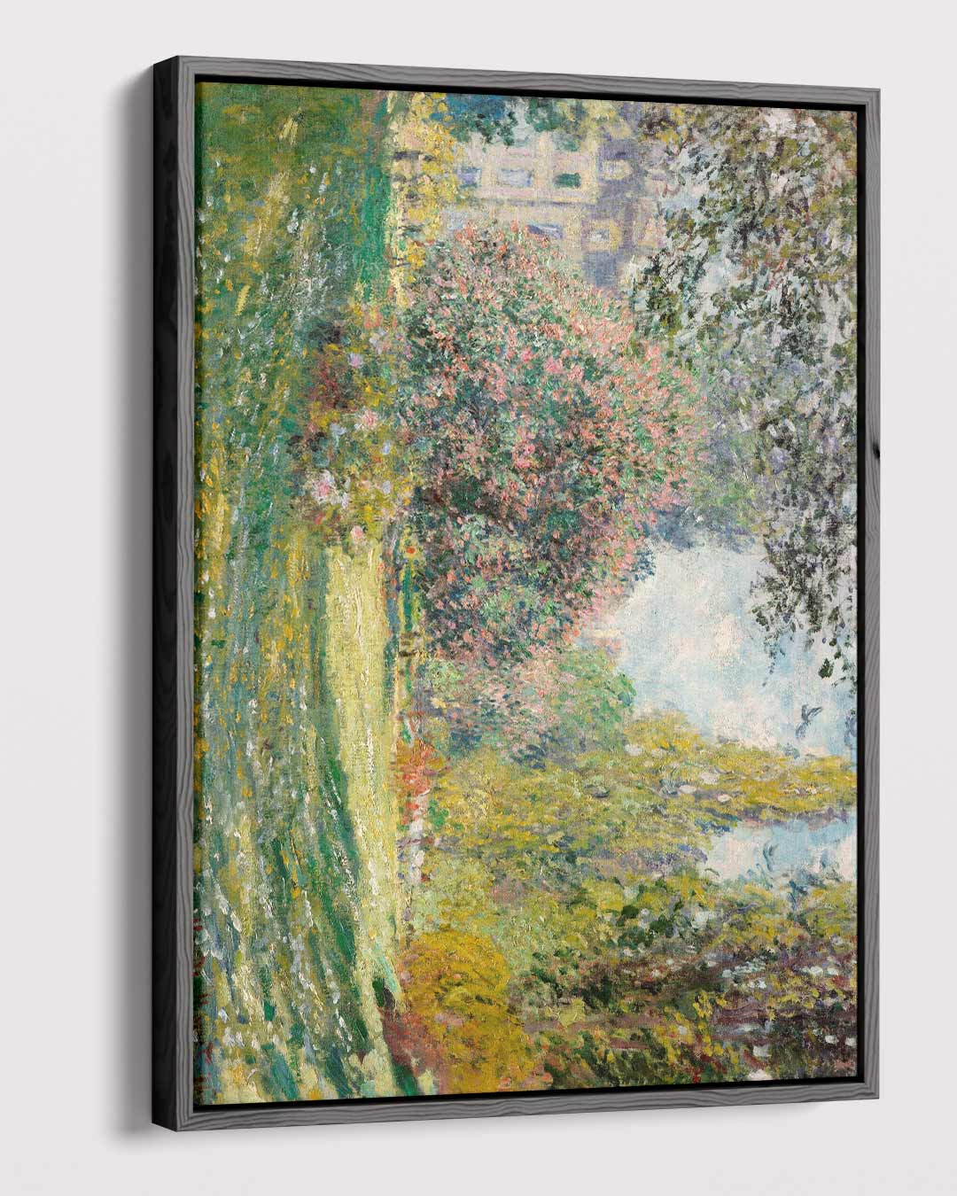 Tuinzicht Schilderij Kunstwerk-canvas-dibond-plexiglas-wanddecoratie-WallArtistic