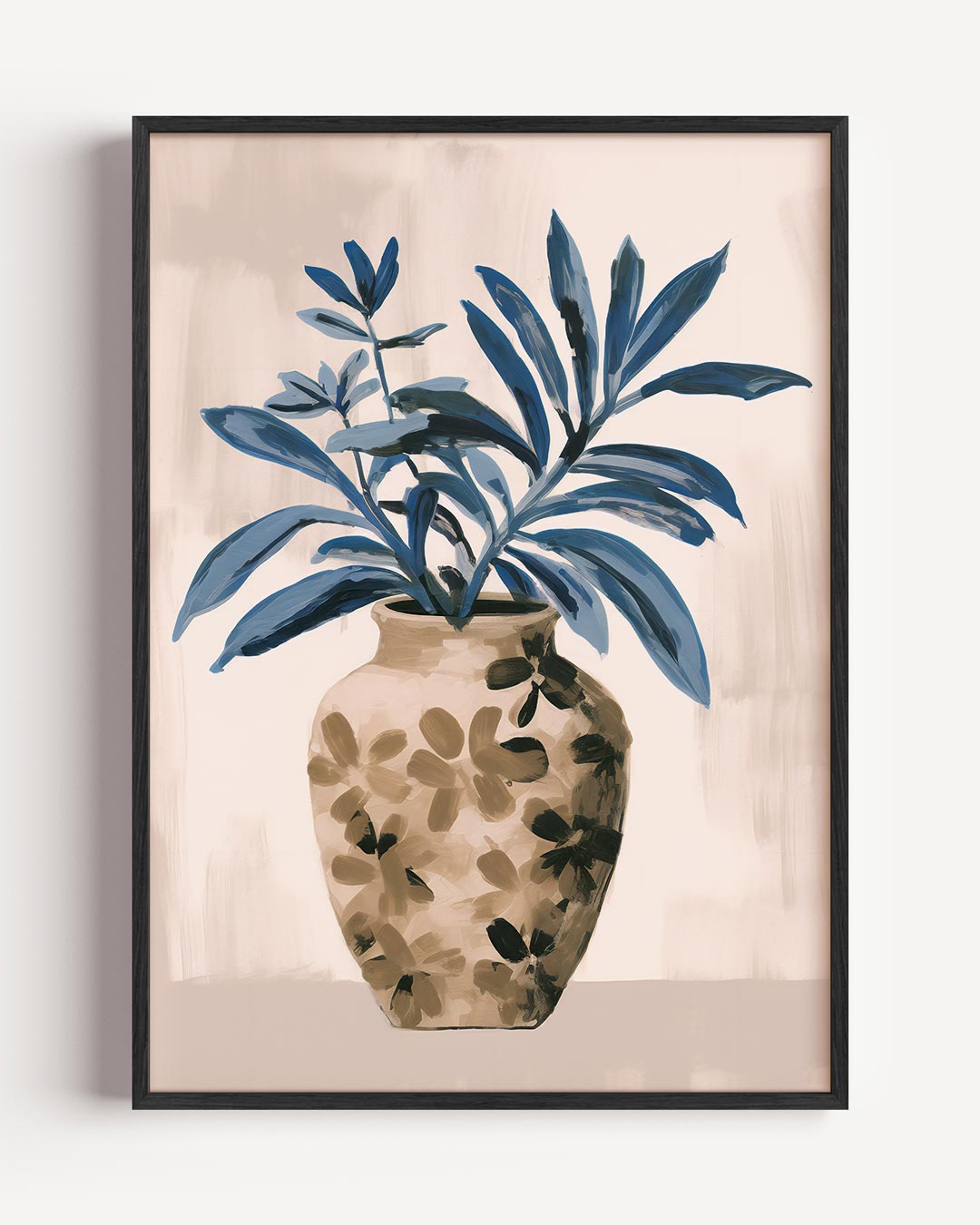 Stijlvolle Botanische Bloemenvaas Poster-WallArtistic