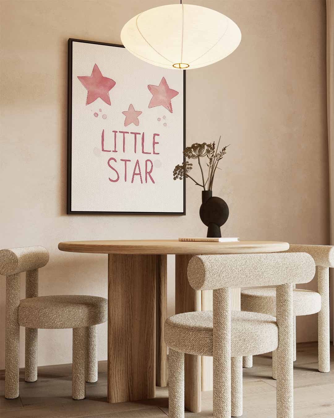 Little Star Kinderkamer Poster Kunstwerk-canvas-dibond-plexiglas-wanddecoratie-WallArtistic