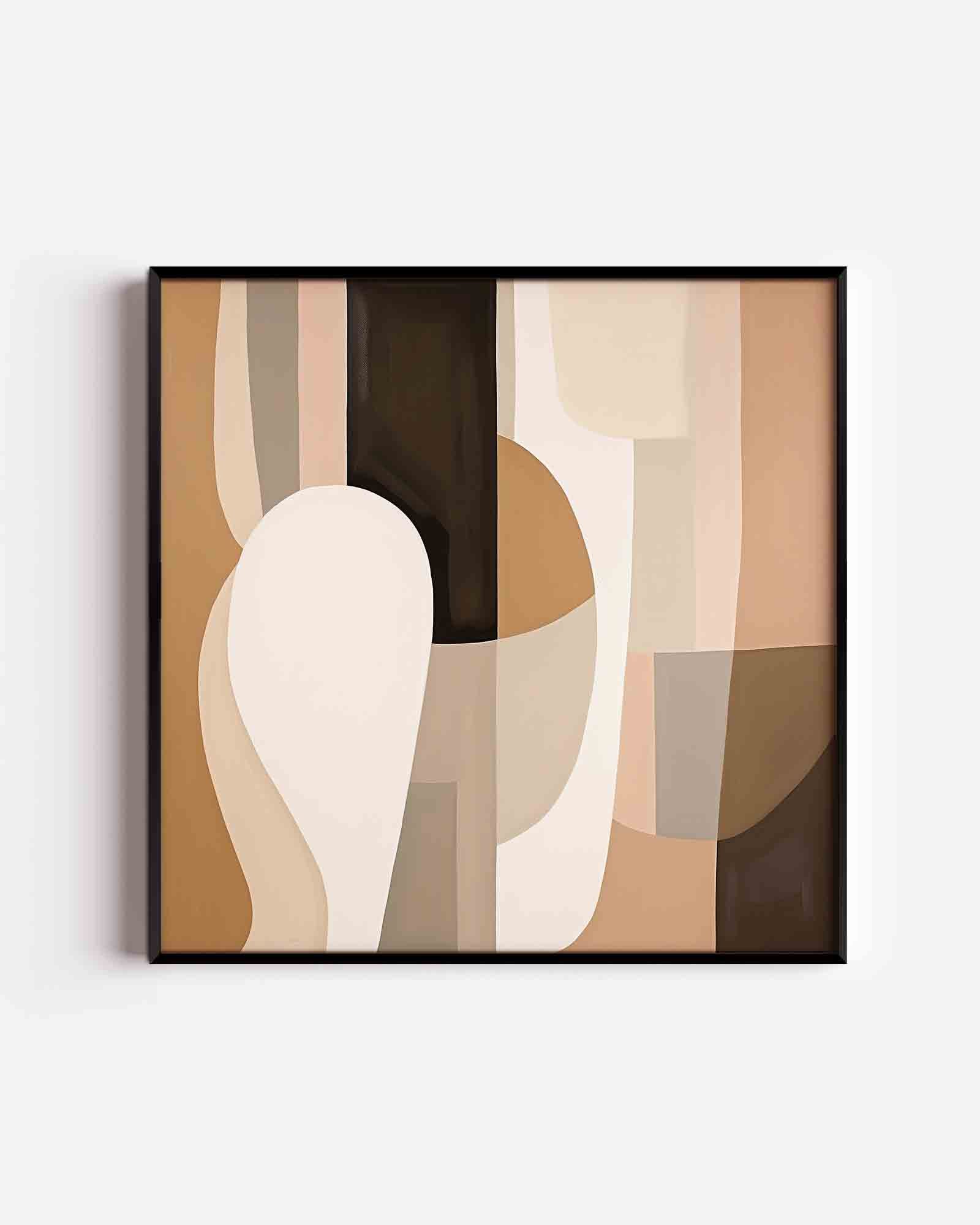Abstracte vormen Poster