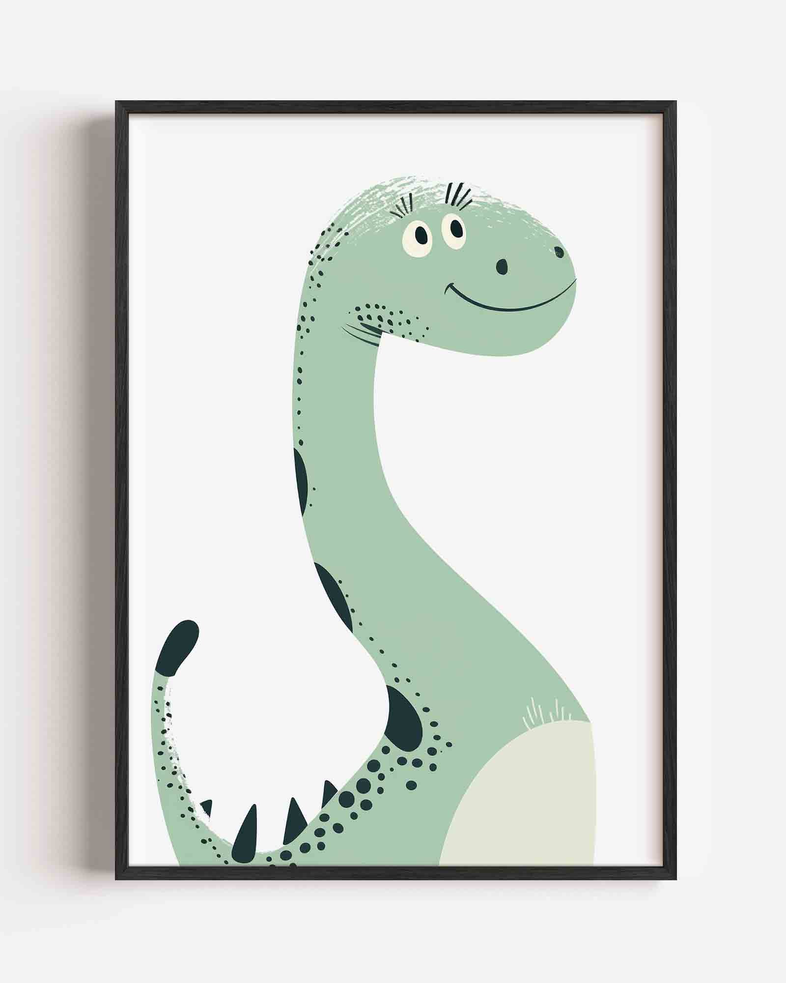 Lachende dinosaurus Poster