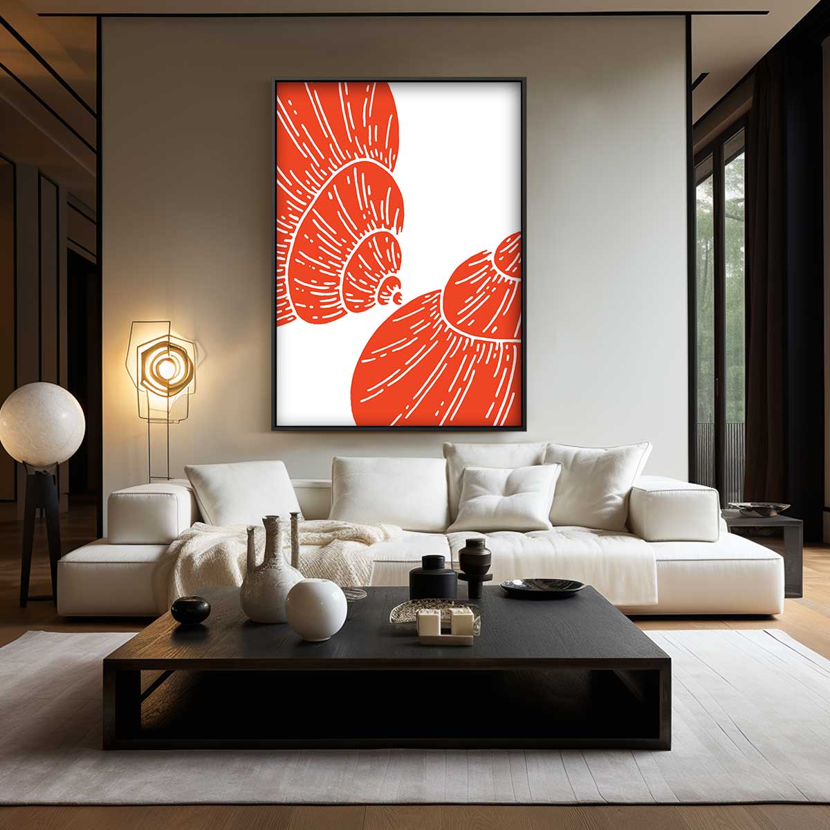 Schelp Safari Kunstwerk-canvas-dibond-plexiglas-wanddecoratie-WallArtistic