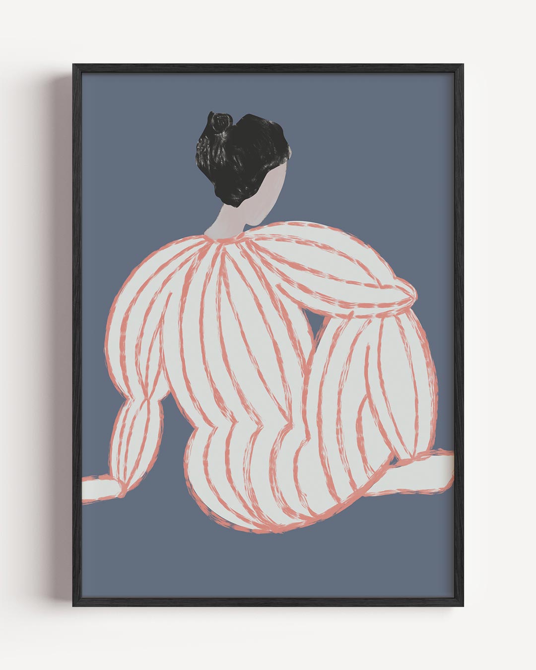 Abstracte Vrouwelijke Elegantie Poster-WallArtistic