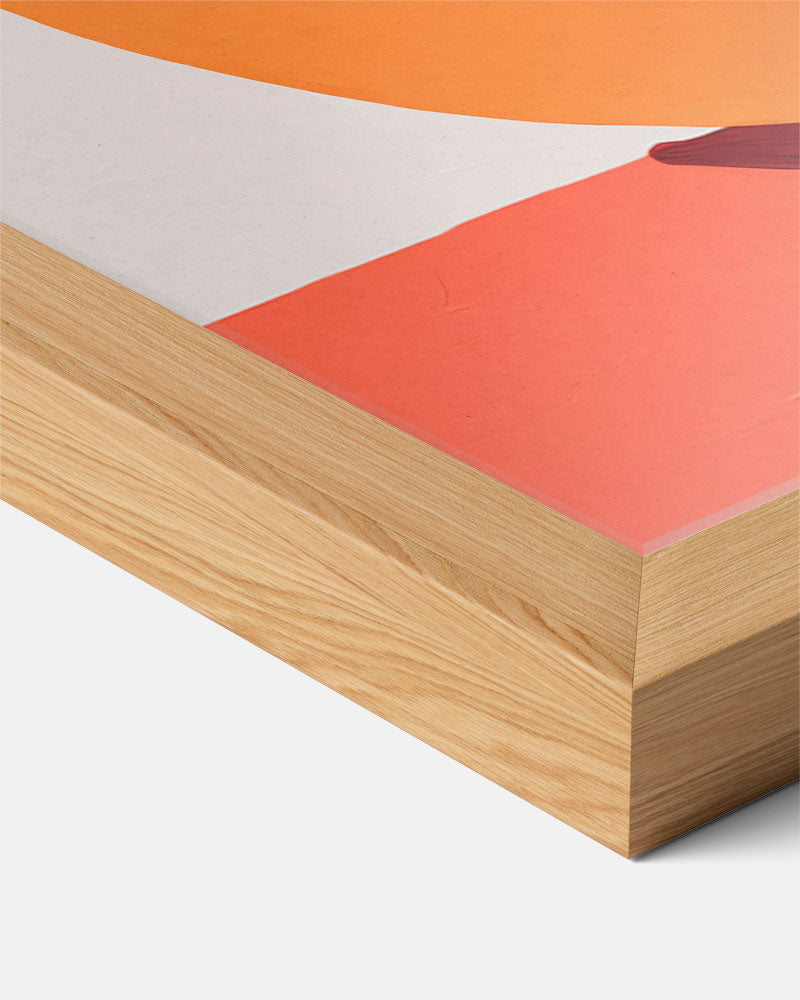 Moderne Peer Illustratie Poster-WallArtistic