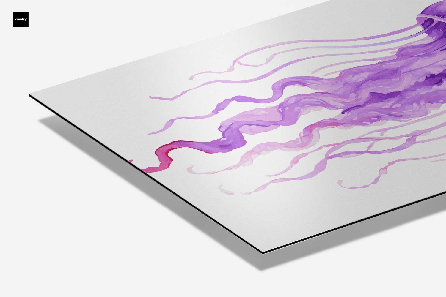 Dromerige Paarse Kwal Kunstwerk-canvas-dibond-plexiglas-wanddecoratie-WallArtistic