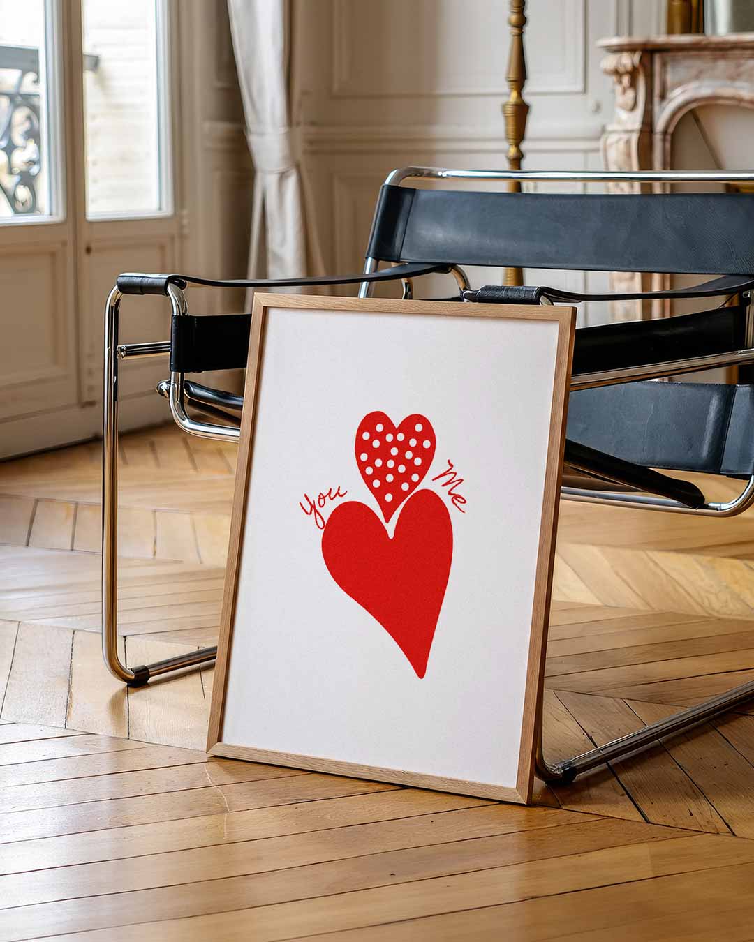 Liefdevolle Hartjes Poster