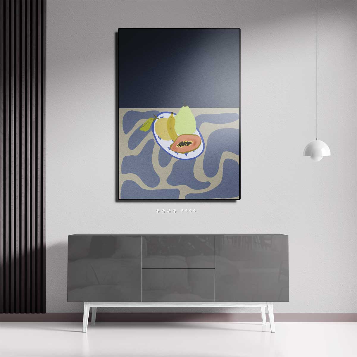 Tropische Vruchtenpracht Kunstwerk-canvas-dibond-plexiglas-wanddecoratie-WallArtistic