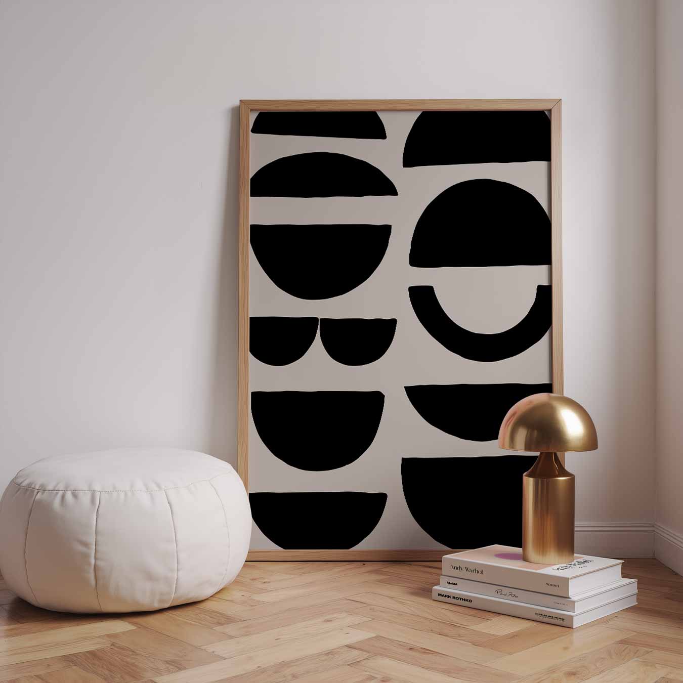 Modern Geometrische Wandkunst Poster
