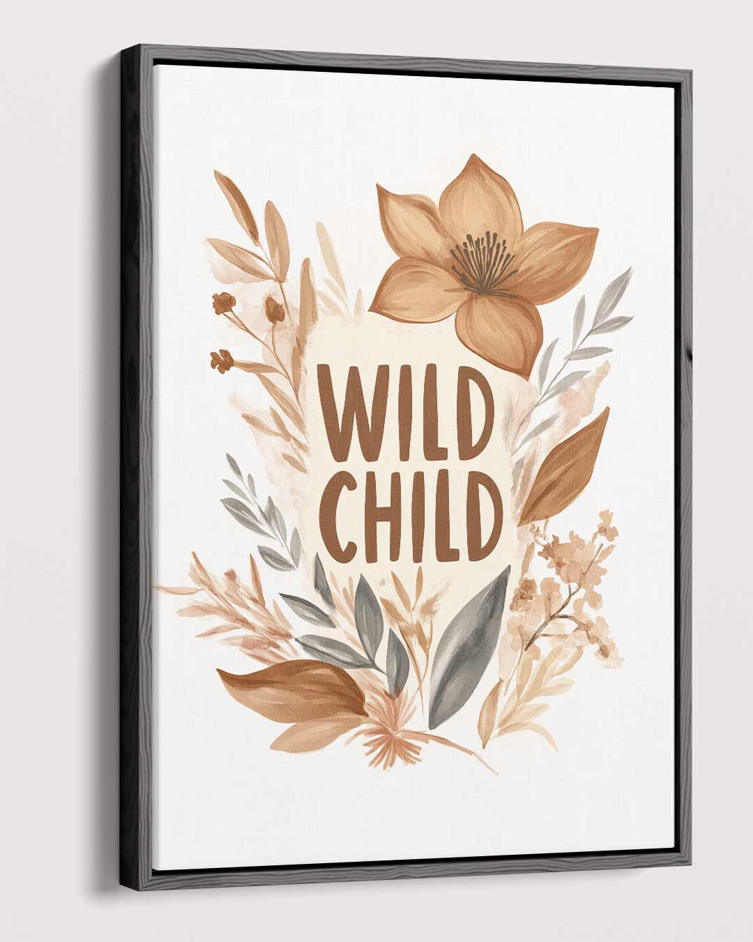 Wild Child Bloemenprint Kunstwerk-canvas-dibond-plexiglas-wanddecoratie-WallArtistic