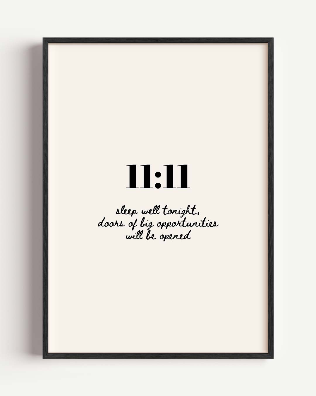 11:11 Opportunities Poster-WallArtistic