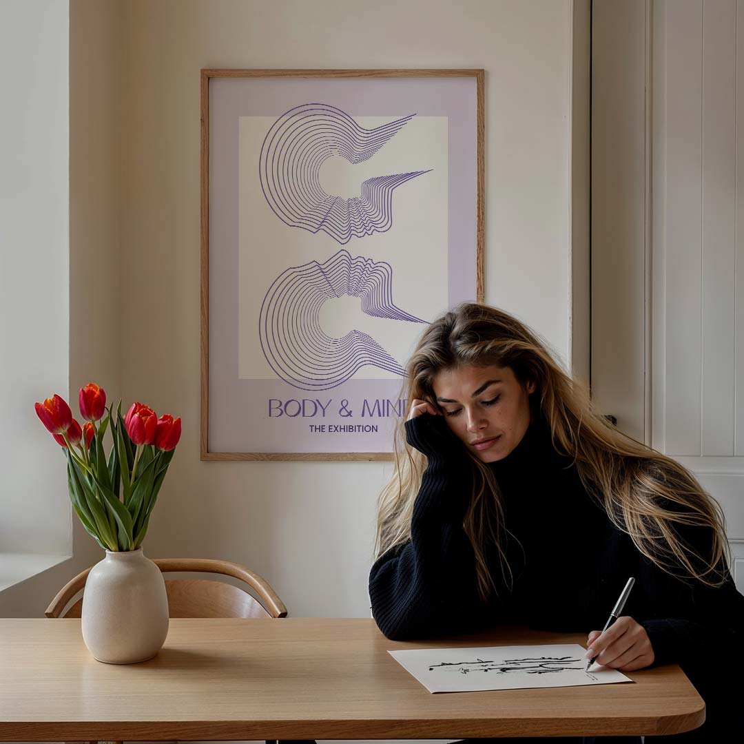 Body & Mind Expositie Poster-WallArtistic